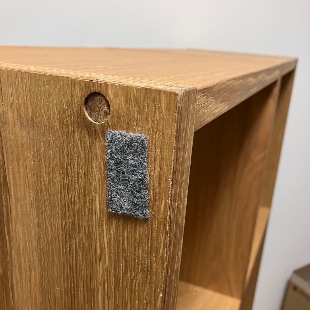 無印良品 スタッキングシェルフセット・３段×２列・オーク材※引出し無し