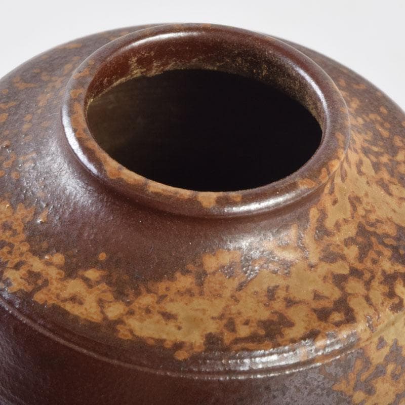 茶道具 備前焼 木村陶峰造 肩衝茶入 仕覆付 共箱 V 8633 - メルカリ