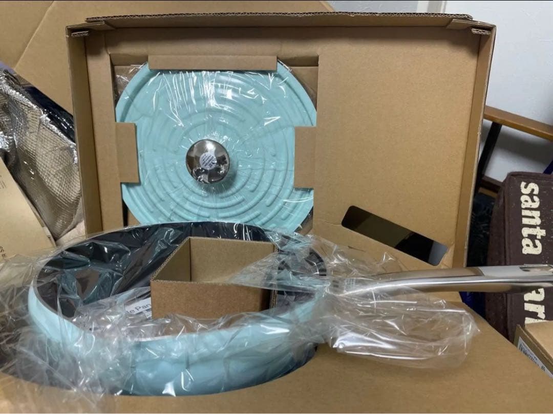 マイヤー　MEYER 26cm サークルパン　新品未使用　ライトブルー　ブルー