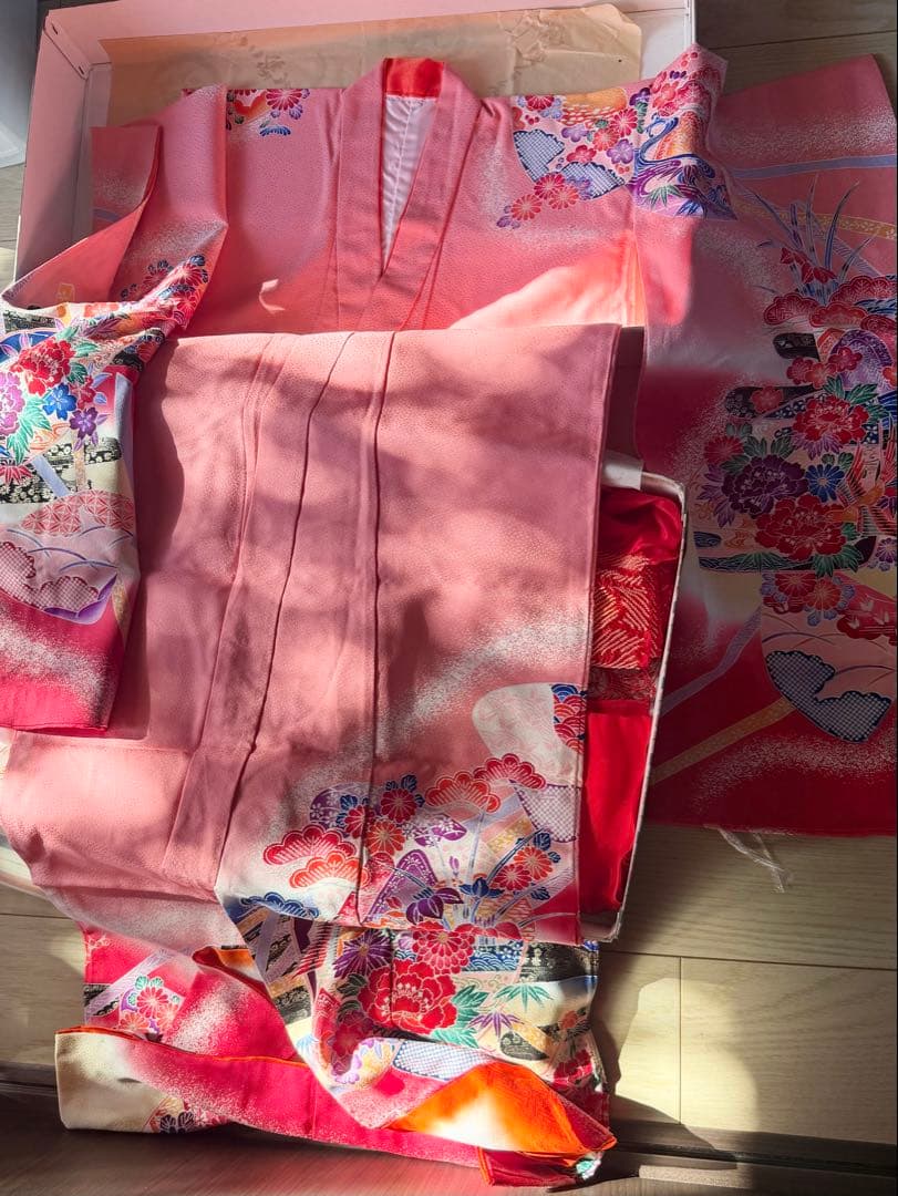 七五三 正絹着物2セット 7歳 3歳