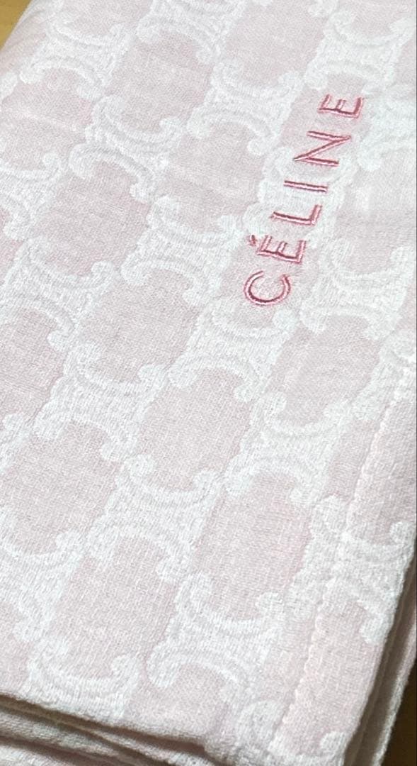 CELINE❤︎ガーゼケット140×190cmピンク