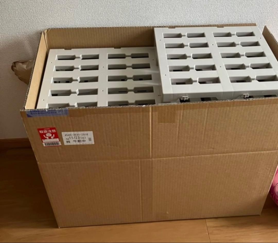 すのこベッド　シングル　プラスチック製　すのこ　日本製　185×110