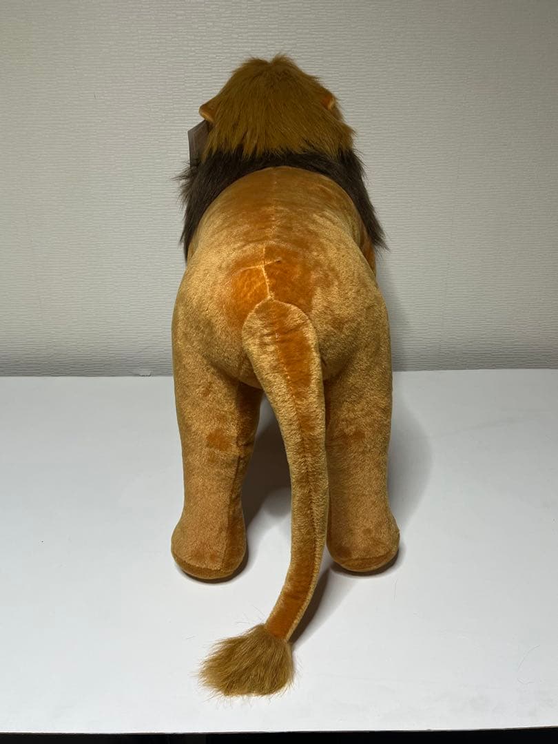 【タグ付】リアル ライオン 座れるぬいぐるみ インテリア オブジェ 大型