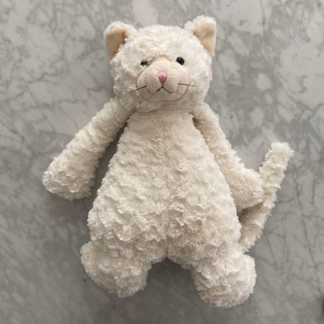 ジェリーキャット jellycat 白猫 レア ぬいぐるみ - メルカリ