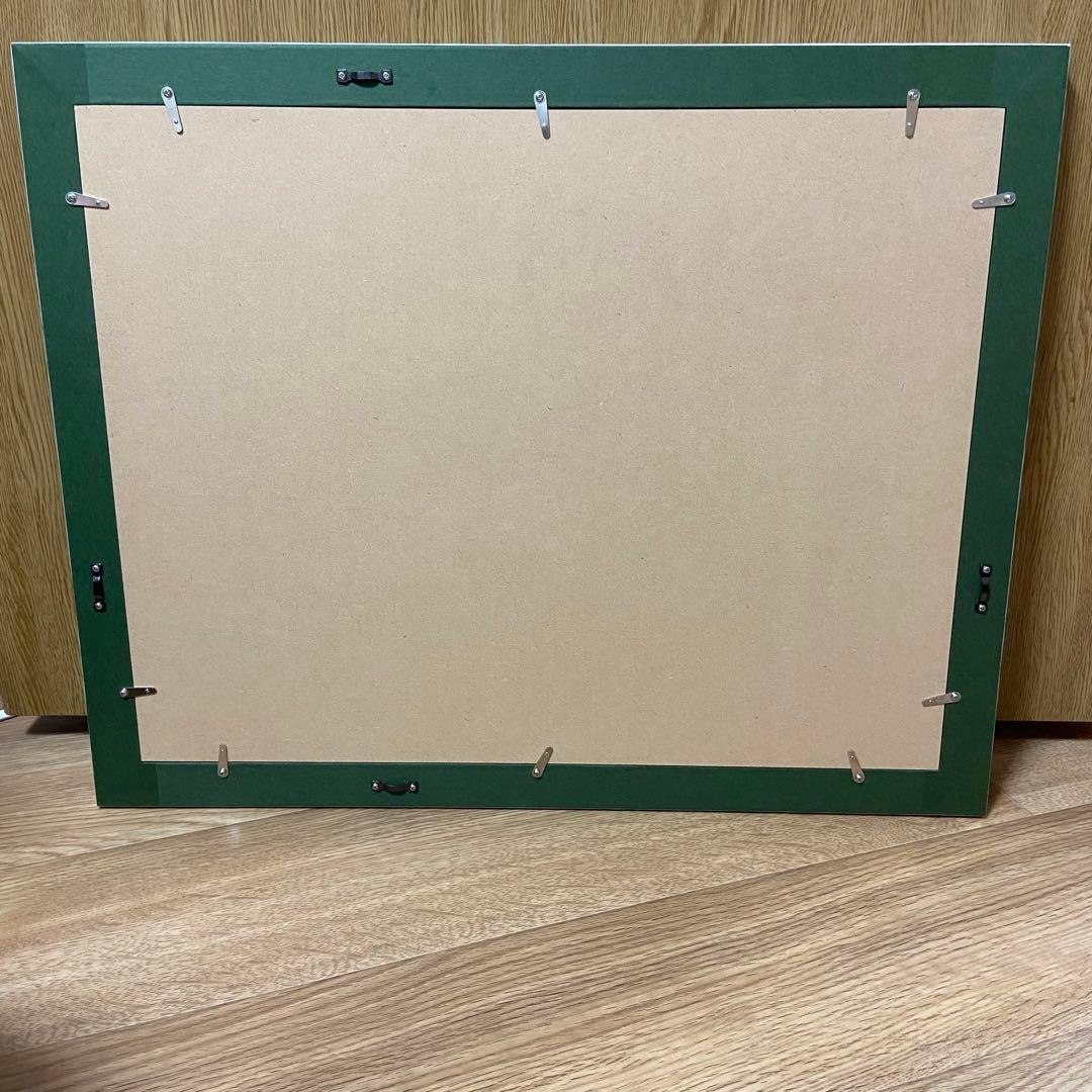 額付 ローレンロス 絵画 直筆サイン入 高画質プリント 富士山 虹