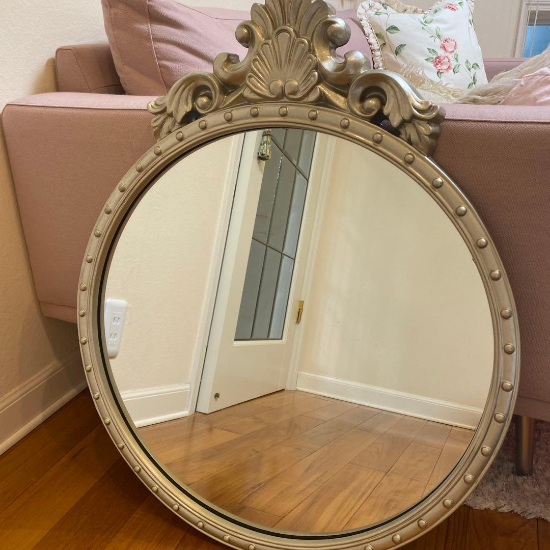 ローラアシュレイ　壁掛けミラー