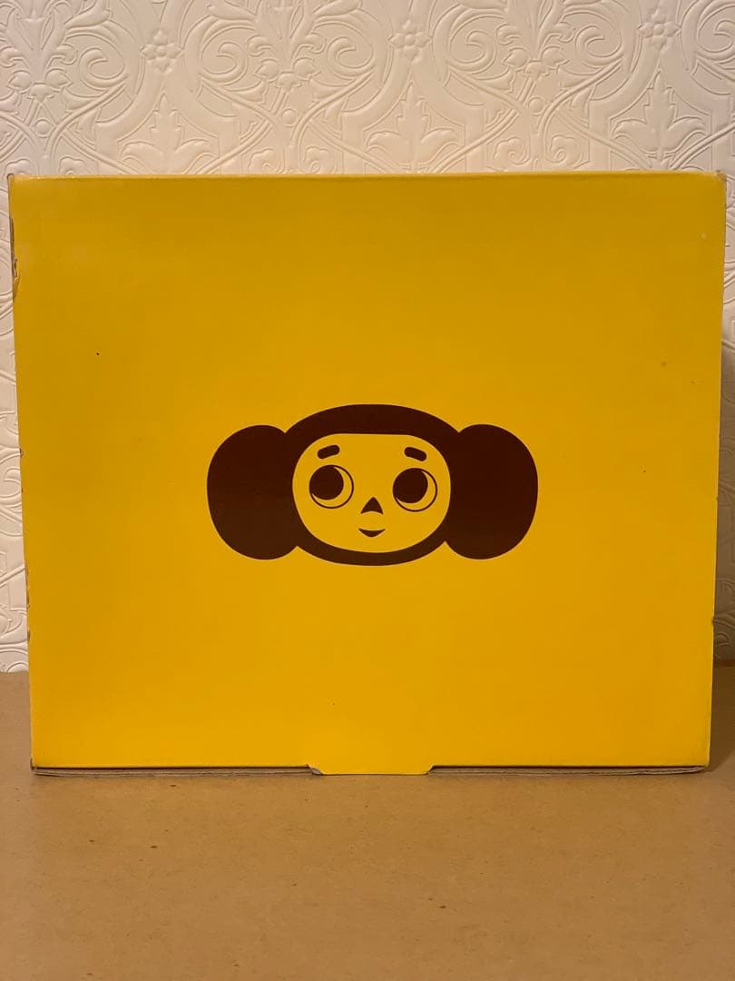 チェブラーシカぬいぐるみ　オレンジ木箱入り