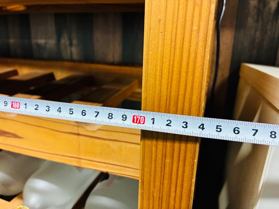 ★ 【特注・レア品】大型木製ワインラック 140本収納 バー・飲食店などに★