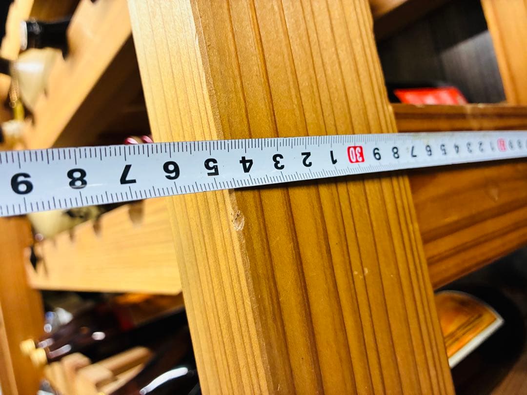 ★ 【特注・レア品】大型木製ワインラック 140本収納 バー・飲食店などに★