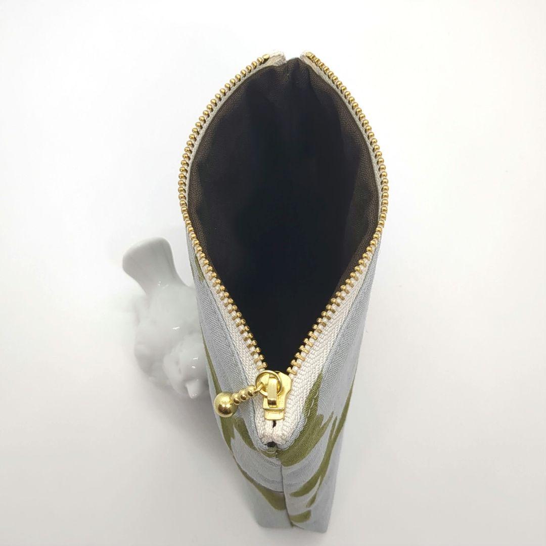 ミナペルホネンRUNRUNRUN手ぬぐい使用　ティッシュケース付きポーチ