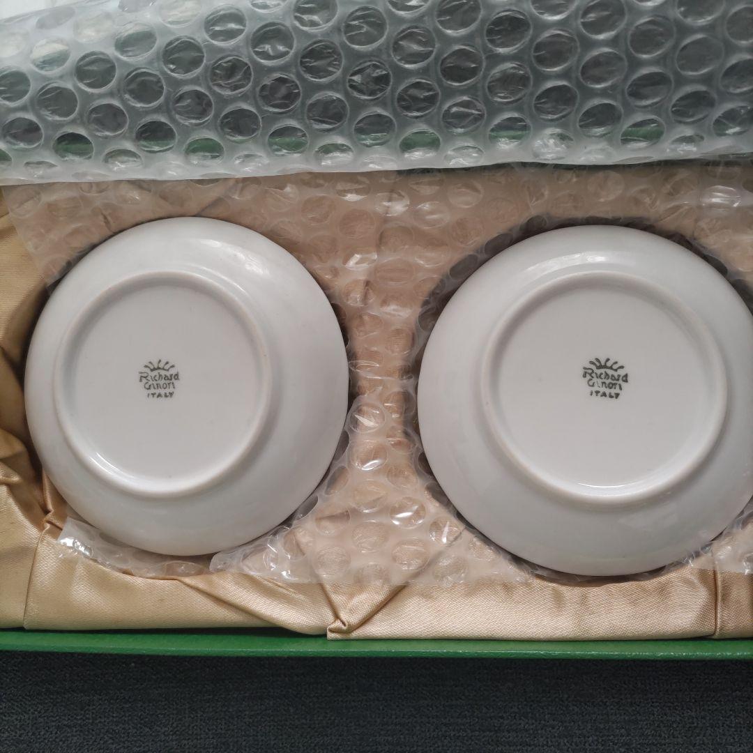 Richard Ginori ボンジョルノプルーン 小皿 2枚セット