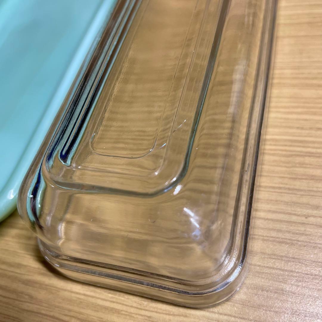 ファイヤーキング ジェダイ バターディッシュ FireKing jade-ite