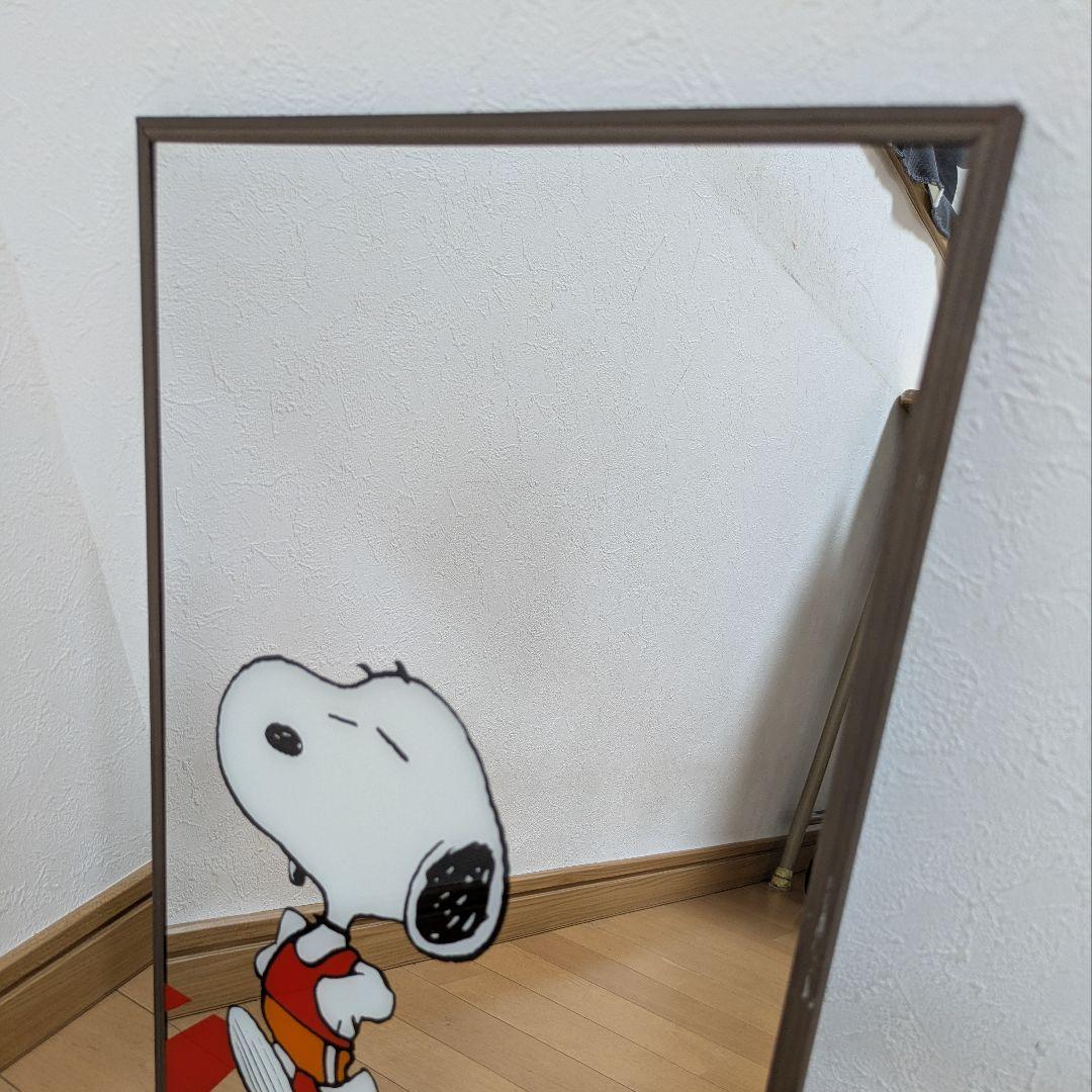 スヌーピー SNOOPY &WOODSTOCK パブミラーレトロヴィンテージ