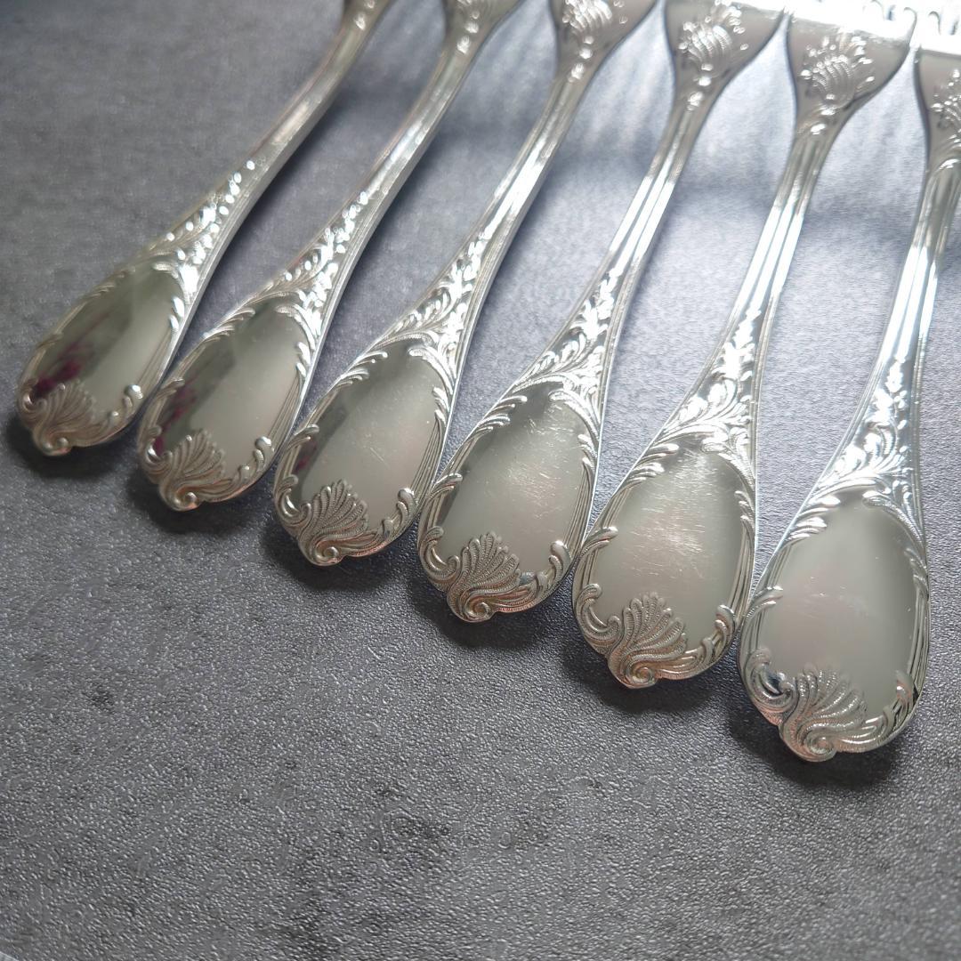 美品 希少 クリストフル マルリー スタンダードフォーク 6点