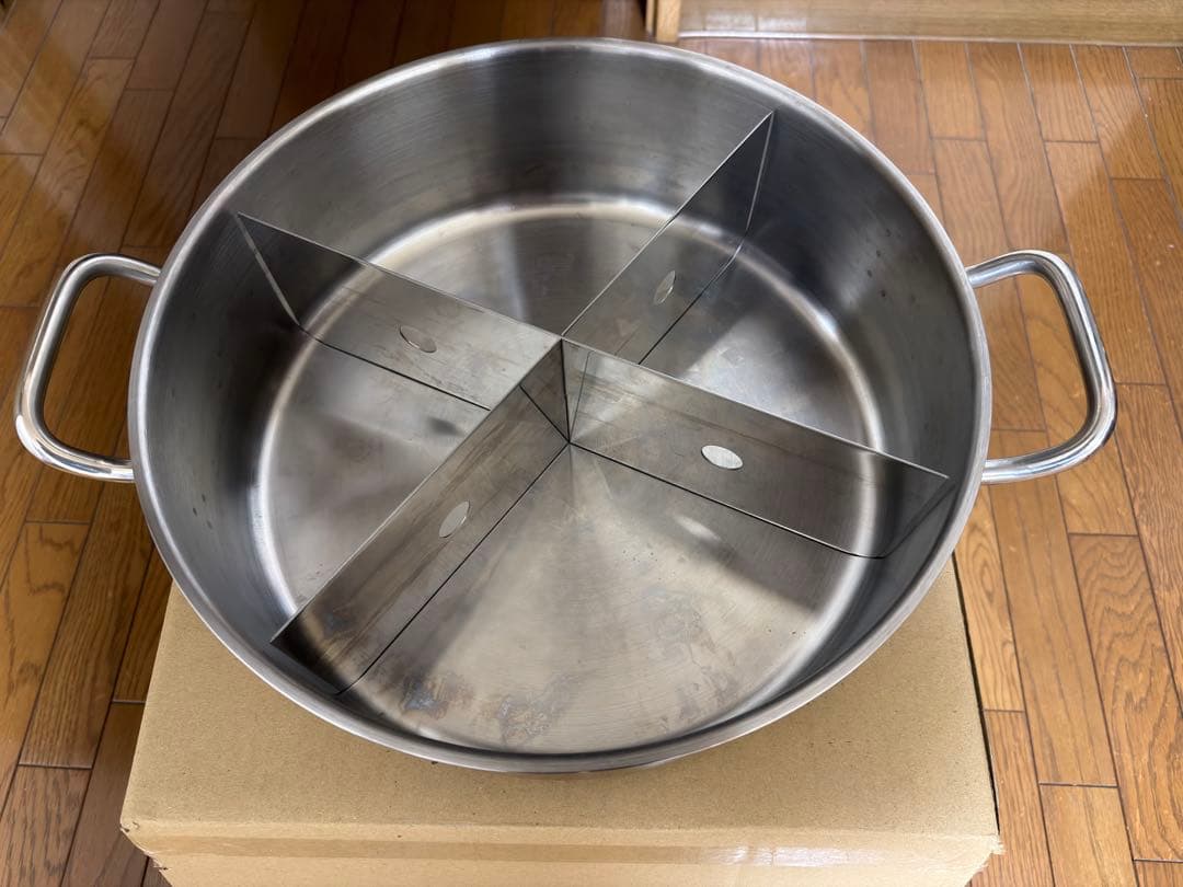 遠藤商事 TKGプロ 電磁用丸型おでん鍋 (木蓋付) 大 ステンレス