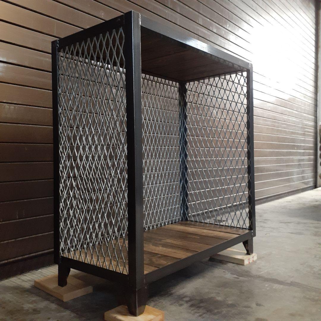 アイアン　シェルフ　ラック　インダストリアル　シューズラック　オープンラック　棚