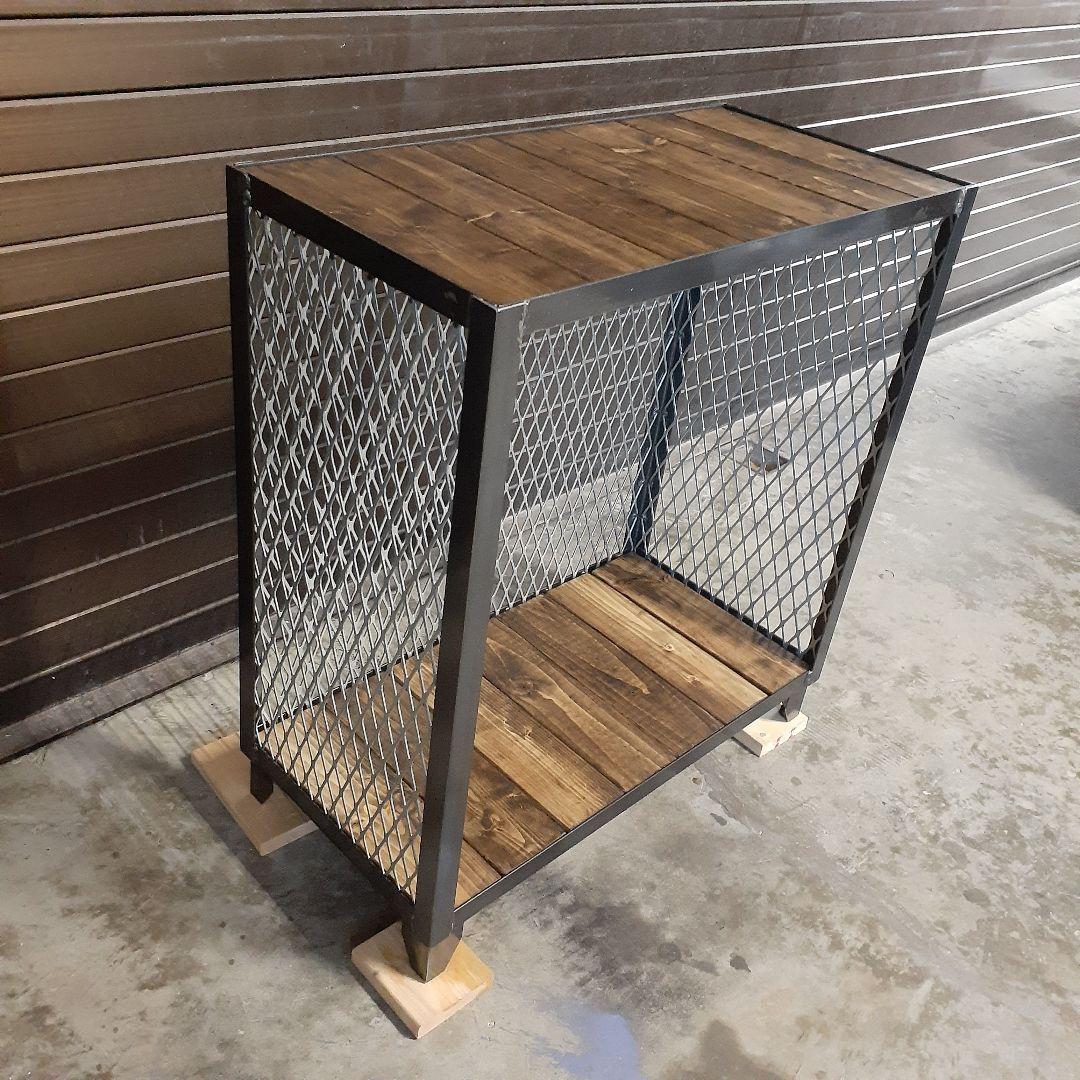 アイアン　シェルフ　ラック　インダストリアル　シューズラック　オープンラック　棚