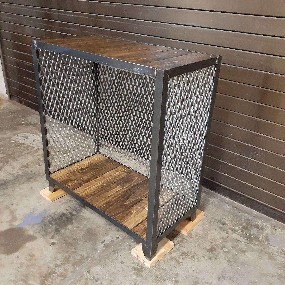 アイアン　シェルフ　ラック　インダストリアル　シューズラック　オープンラック　棚