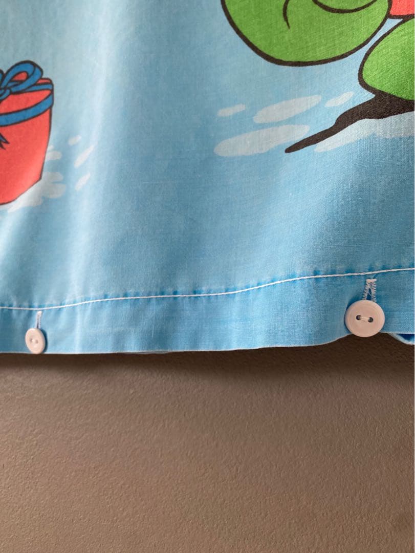 ビンテージ 70s ヨーロッパ ディズニー ミッキーマウス クッション カバー空