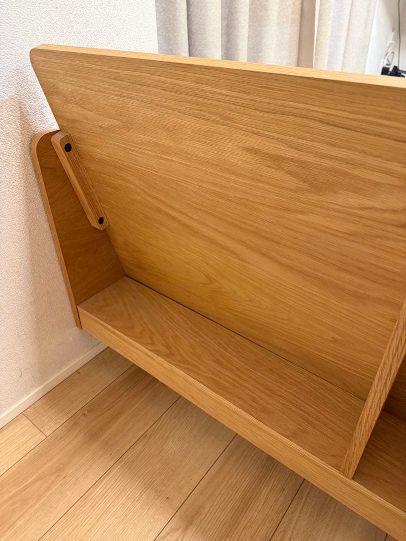 無印良品 廃盤希少品 木製ソファ オーク材 2.5シーター