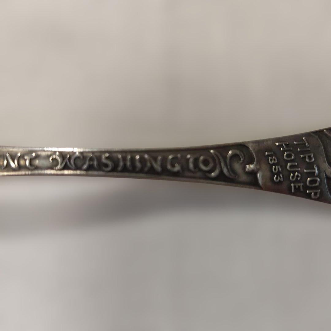 銀製。STERLING。シルバーSILVER。 スプーン。ワシントン山。約20g