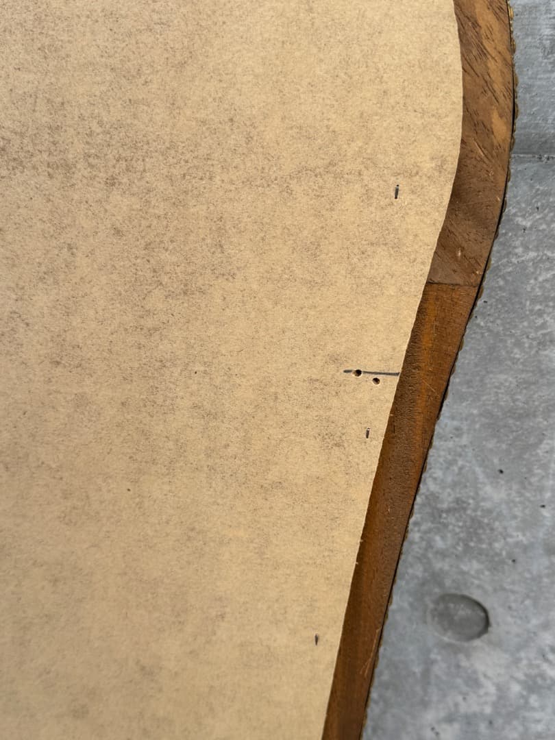 【美品】ミラー 壁掛けミラー イタリア製 ミッドセンチュリー 鏡 ①