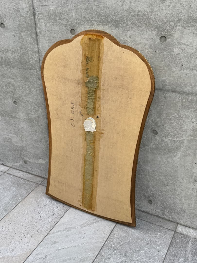 【美品】ミラー 壁掛けミラー イタリア製 ミッドセンチュリー 鏡 ①