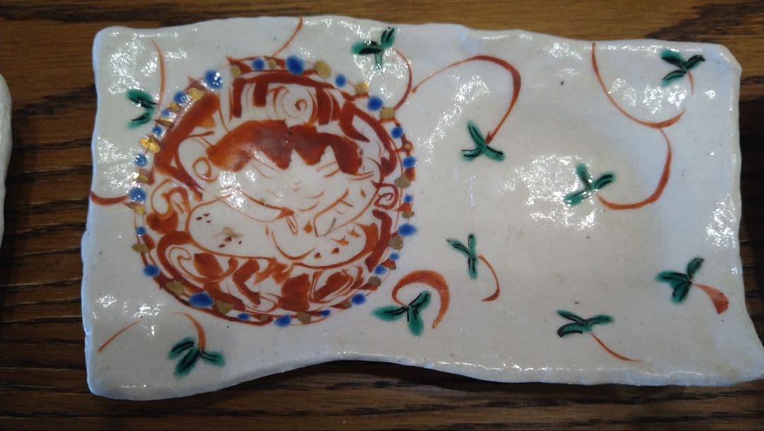 黒岩卓実さんの作品 脚付小鉢 角皿 (絵がわり）五客セット