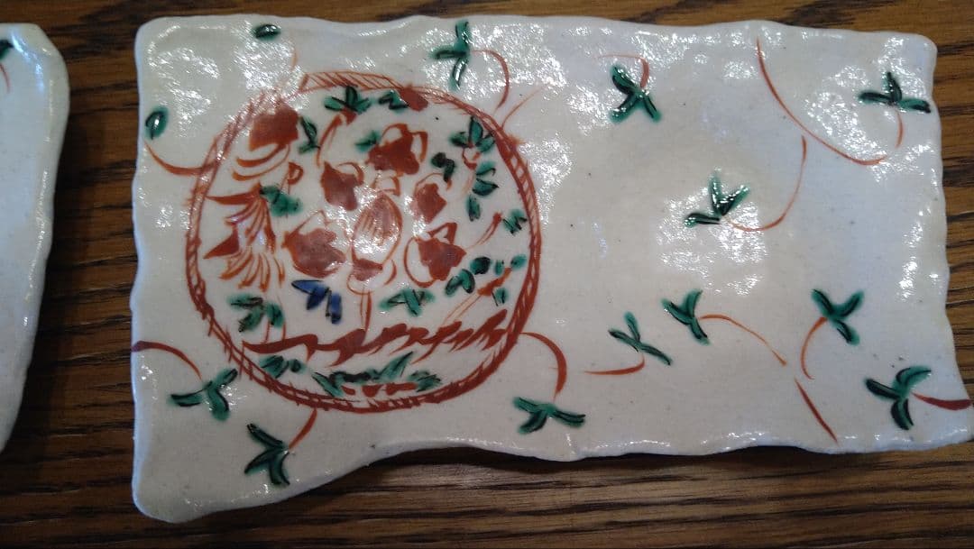 黒岩卓実さんの作品 脚付小鉢 角皿 (絵がわり）五客セット