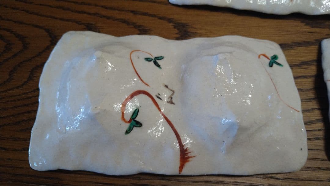 黒岩卓実さんの作品 脚付小鉢 角皿 (絵がわり）五客セット