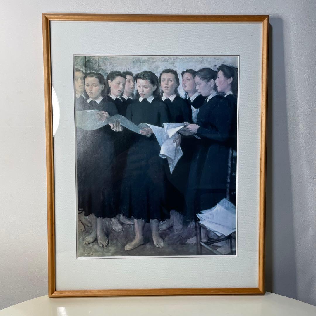 小磯良平画伯』 斉唱 印刷で限定複製いたしました。 - メルカリ