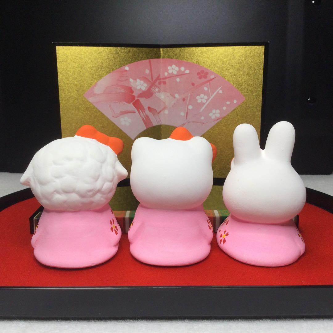 ハローキティ 雛人形セット 陶器 5体セット - メルカリ