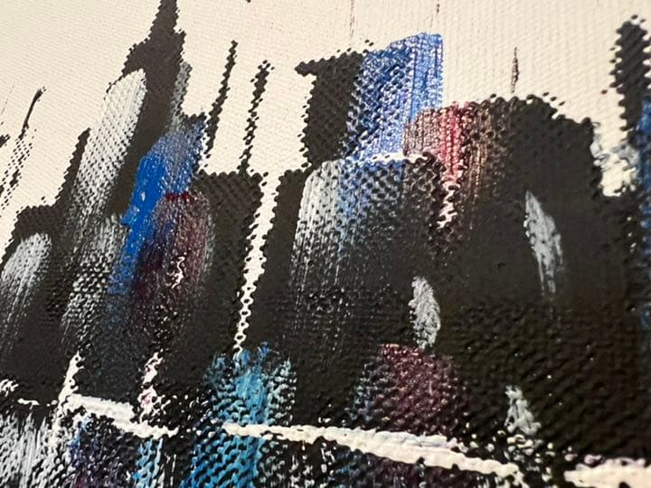 絵画④ ニューヨーク　New York マンハッタン　風景画　油絵　2012