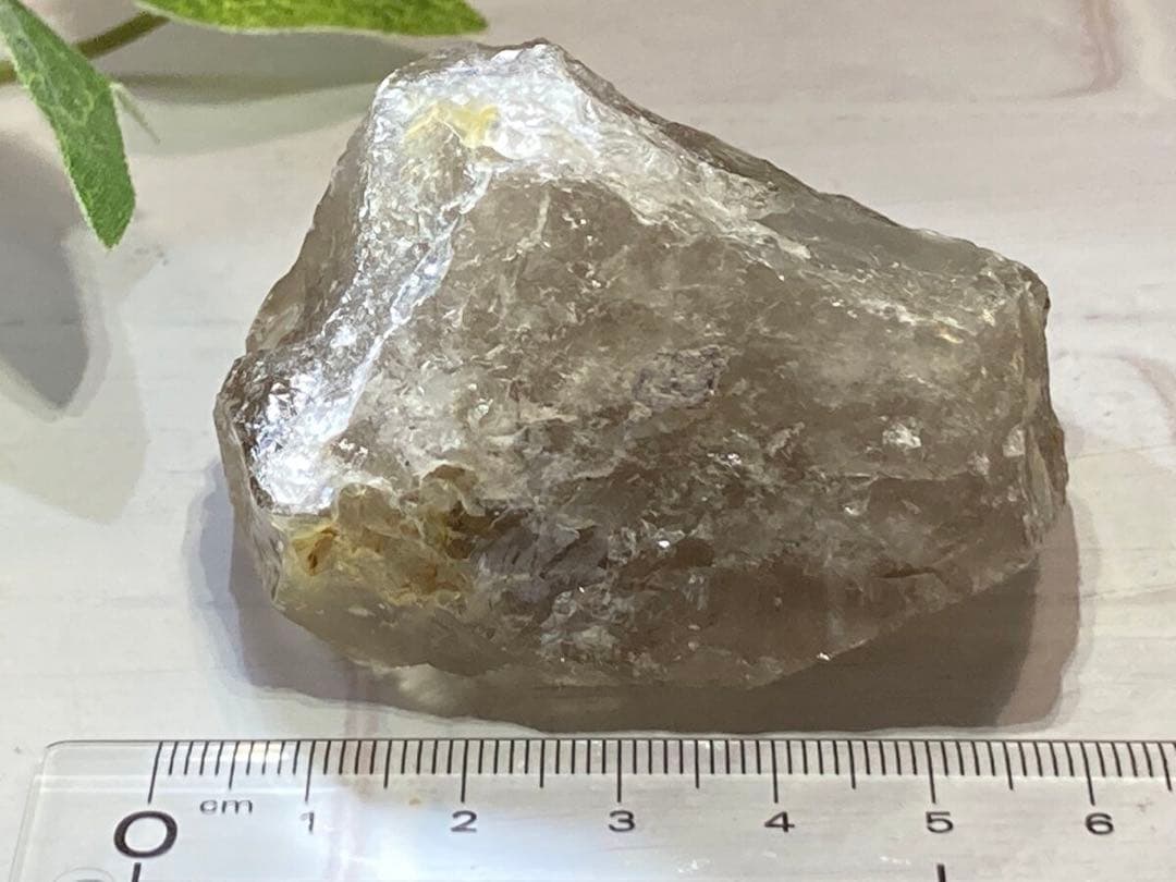 タイチンルチル内包✨虹入り　スモーキー　クォーツ かちわり　ラフストーン　原石