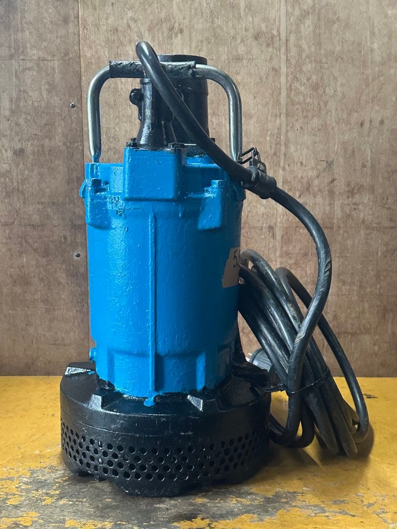 6. ツルミ　排水用水中ポンプKTV3-55 三相200V 60Hz 5.5kW