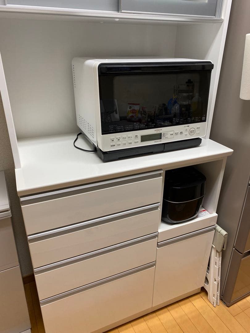 ニトリ キッチンボード 食器棚 ホワイト