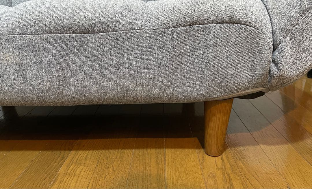 ニトリ 2人掛けコンパクトソファ グレー