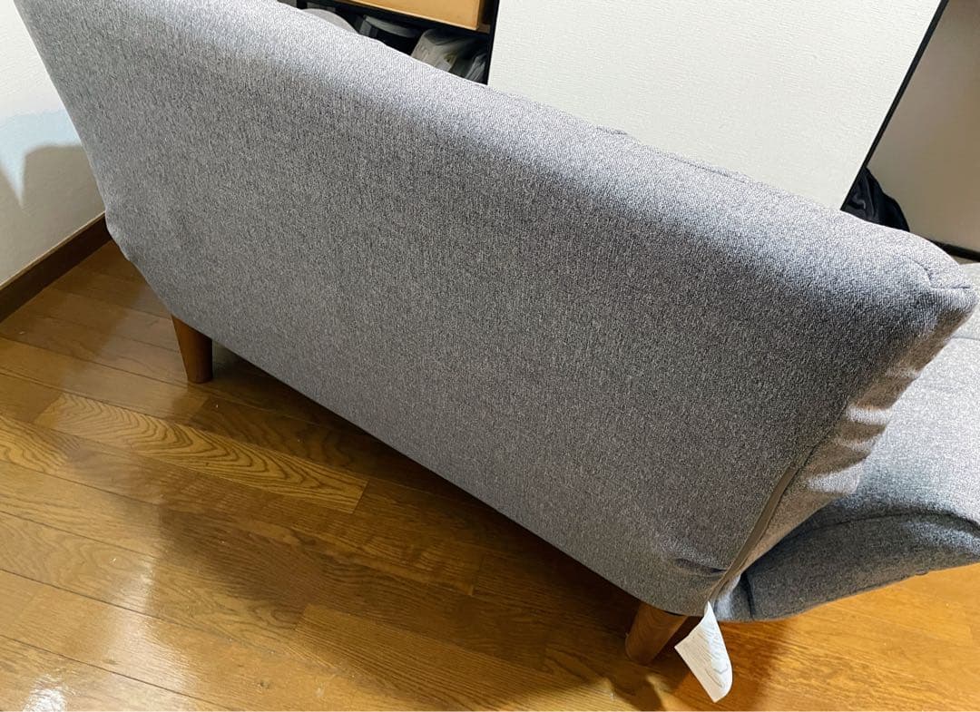 ニトリ 2人掛けコンパクトソファ グレー