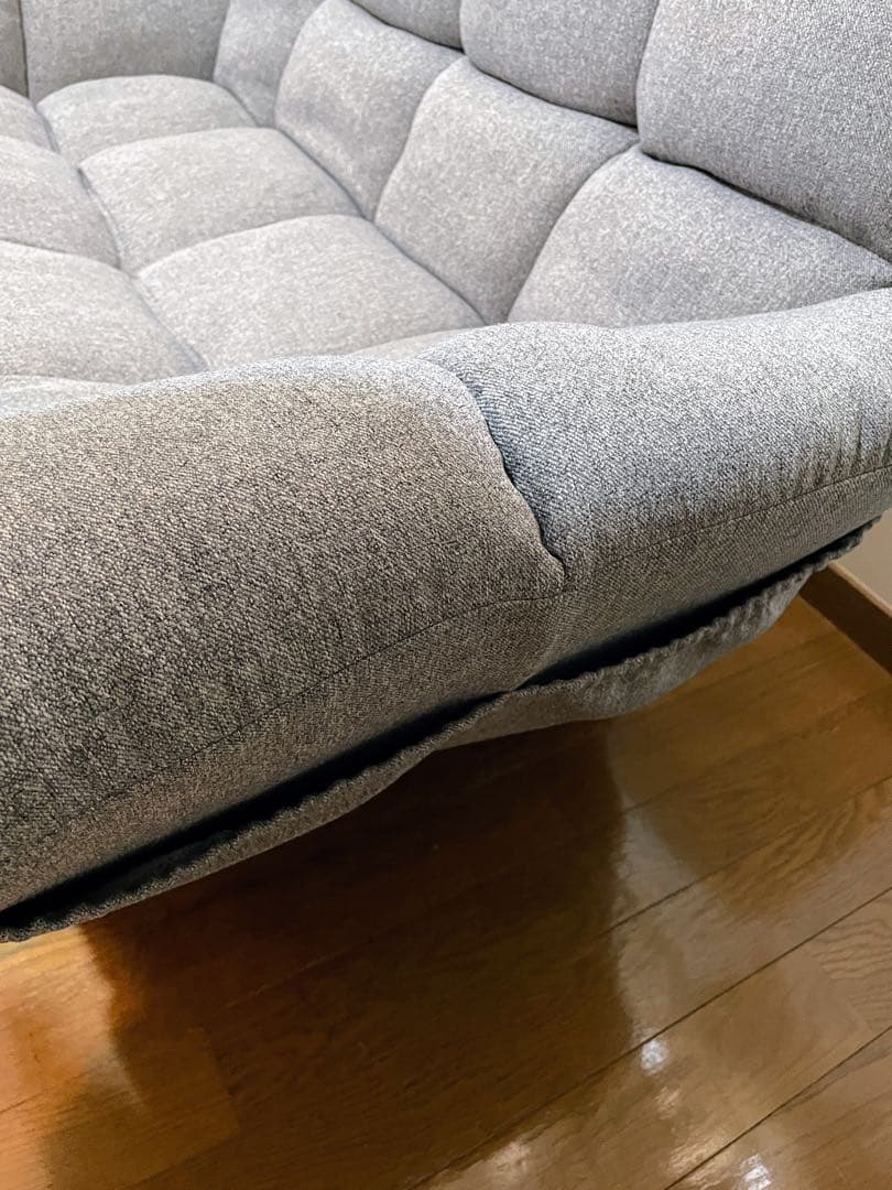 ニトリ 2人掛けコンパクトソファ グレー