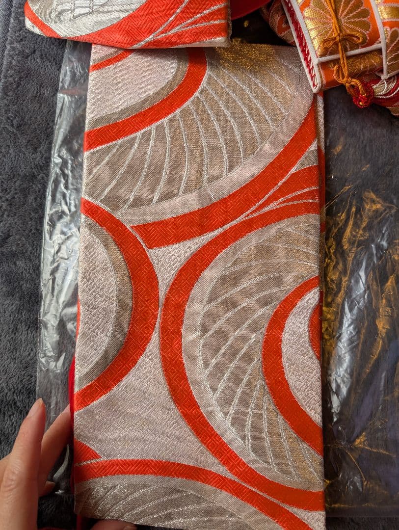 七歳　七五三　着物14点セット　正絹　7歳6歳5歳　小柄　女の子　絞り入り