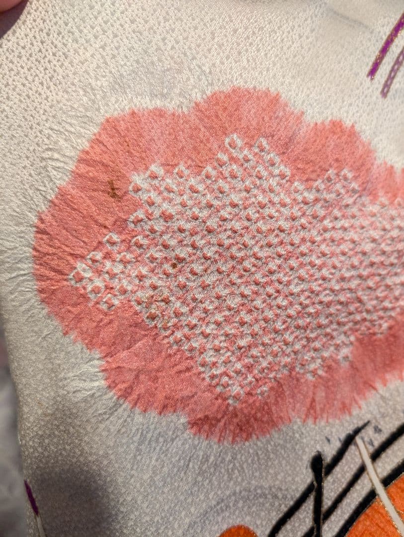 七歳　七五三　着物14点セット　正絹　7歳6歳5歳　小柄　女の子　絞り入り