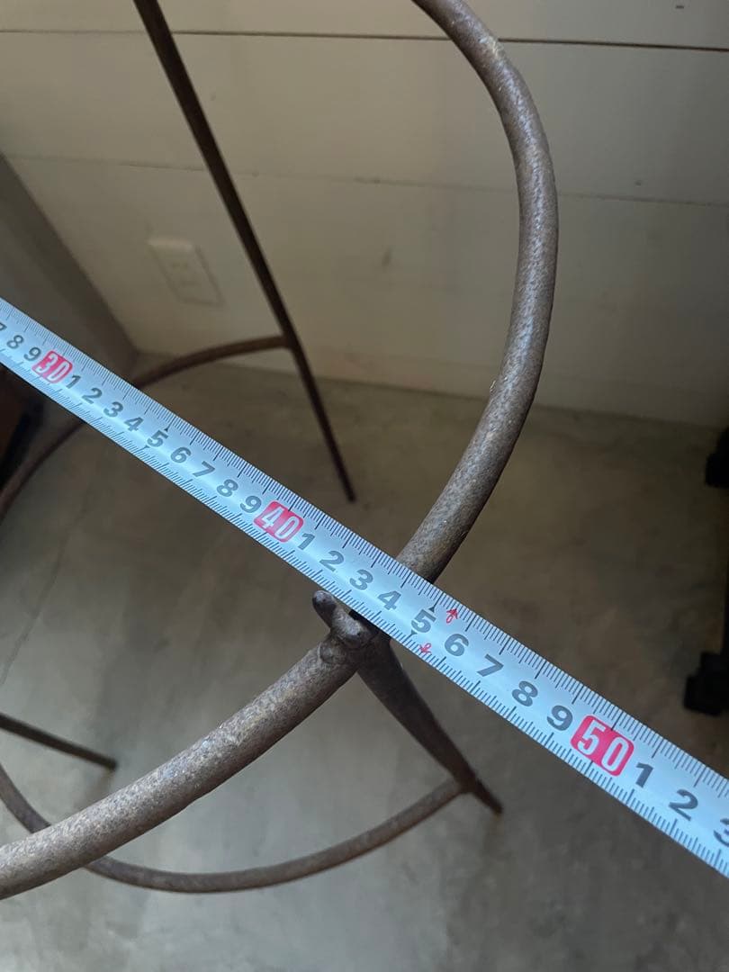 ヴィンテージ コーヒー麻袋 アイアンスタンド 収納 店舗什器