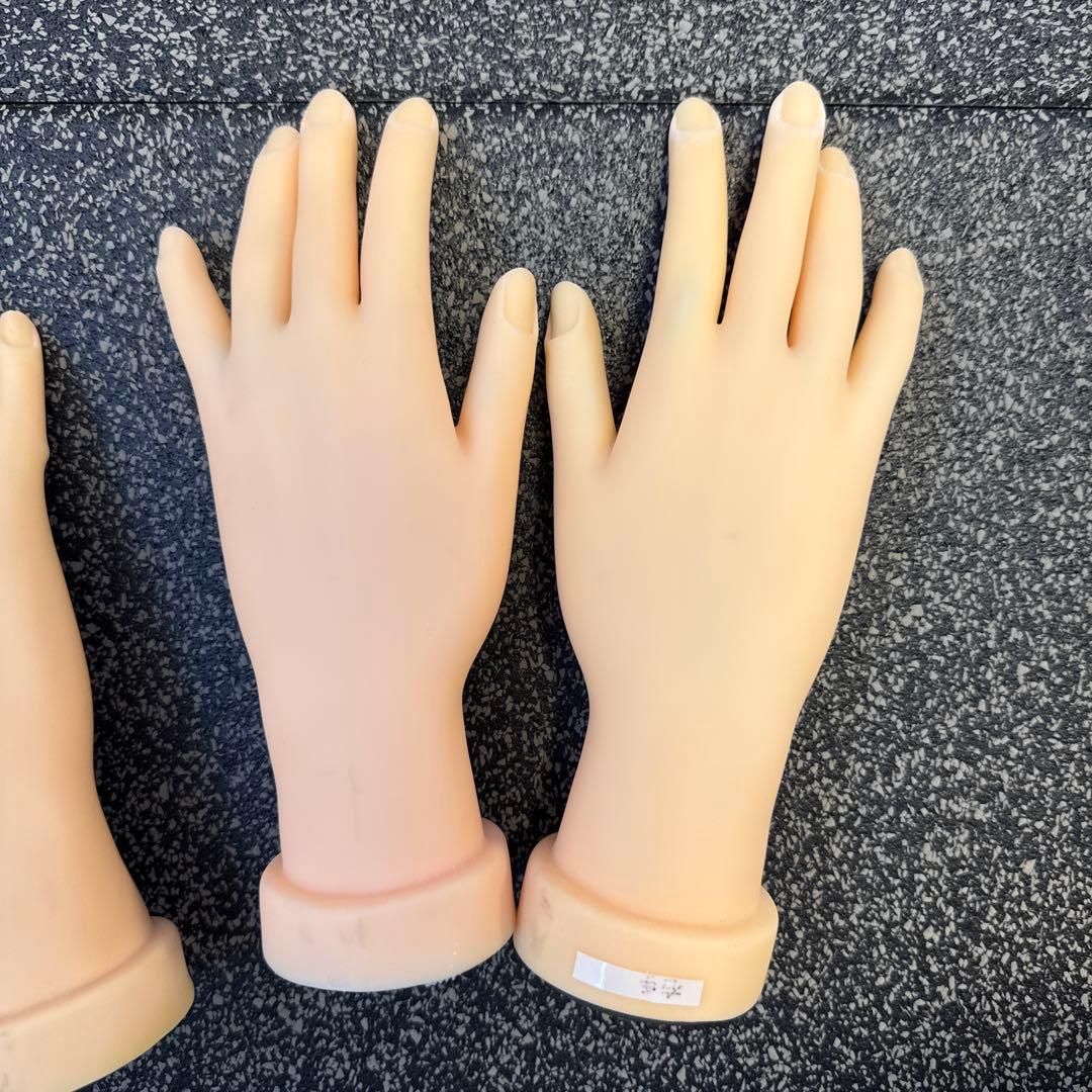 ネイル検定用ハンド　滝川 STモデルハンドセット2、練習用ハンドセット2、