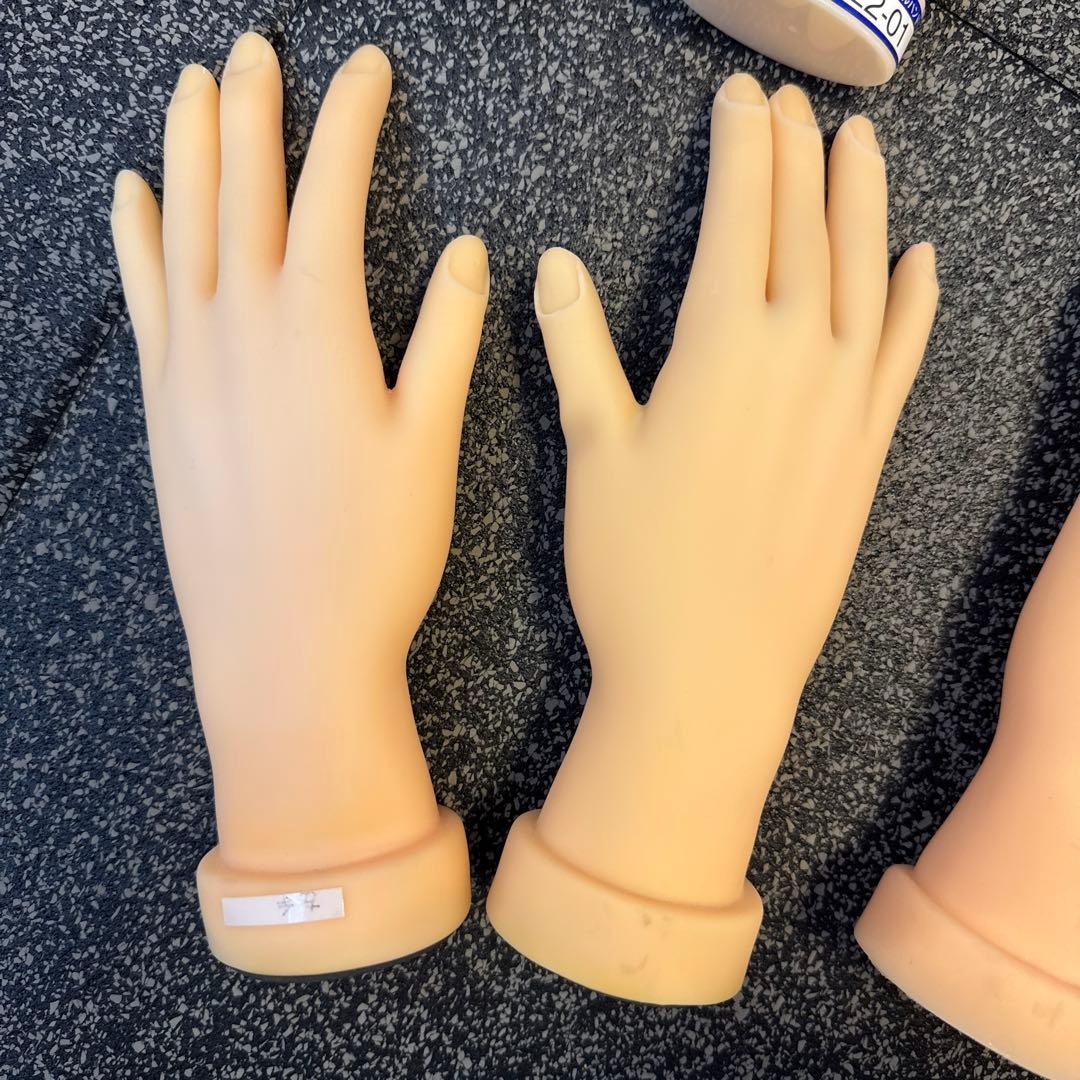 ネイル検定用ハンド　滝川 STモデルハンドセット2、練習用ハンドセット2、