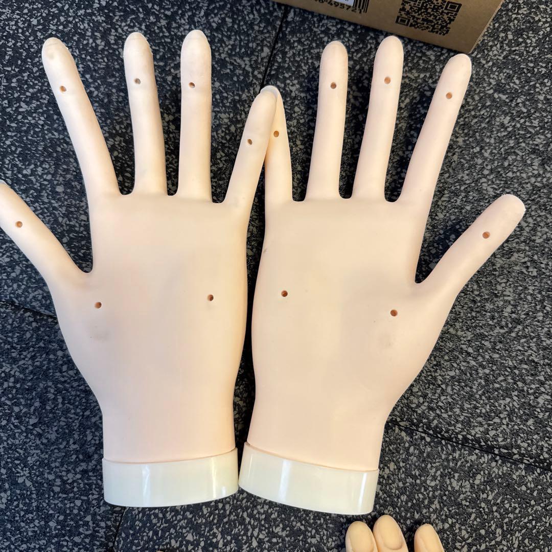 ネイル検定用ハンド　滝川 STモデルハンドセット2、練習用ハンドセット2、