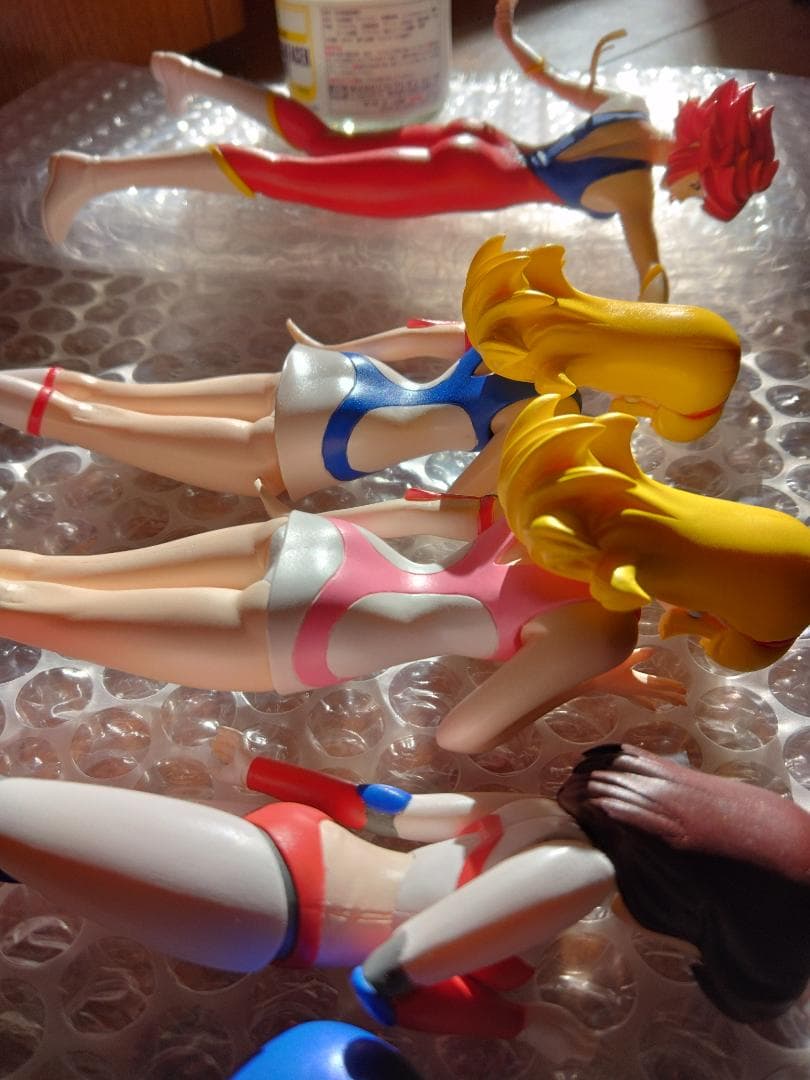 ハセガワ プラモデル キューティーハニー レイナ　4体セット　完成品