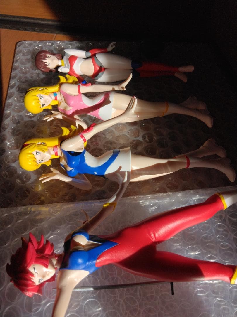 ハセガワ プラモデル キューティーハニー レイナ　4体セット　完成品