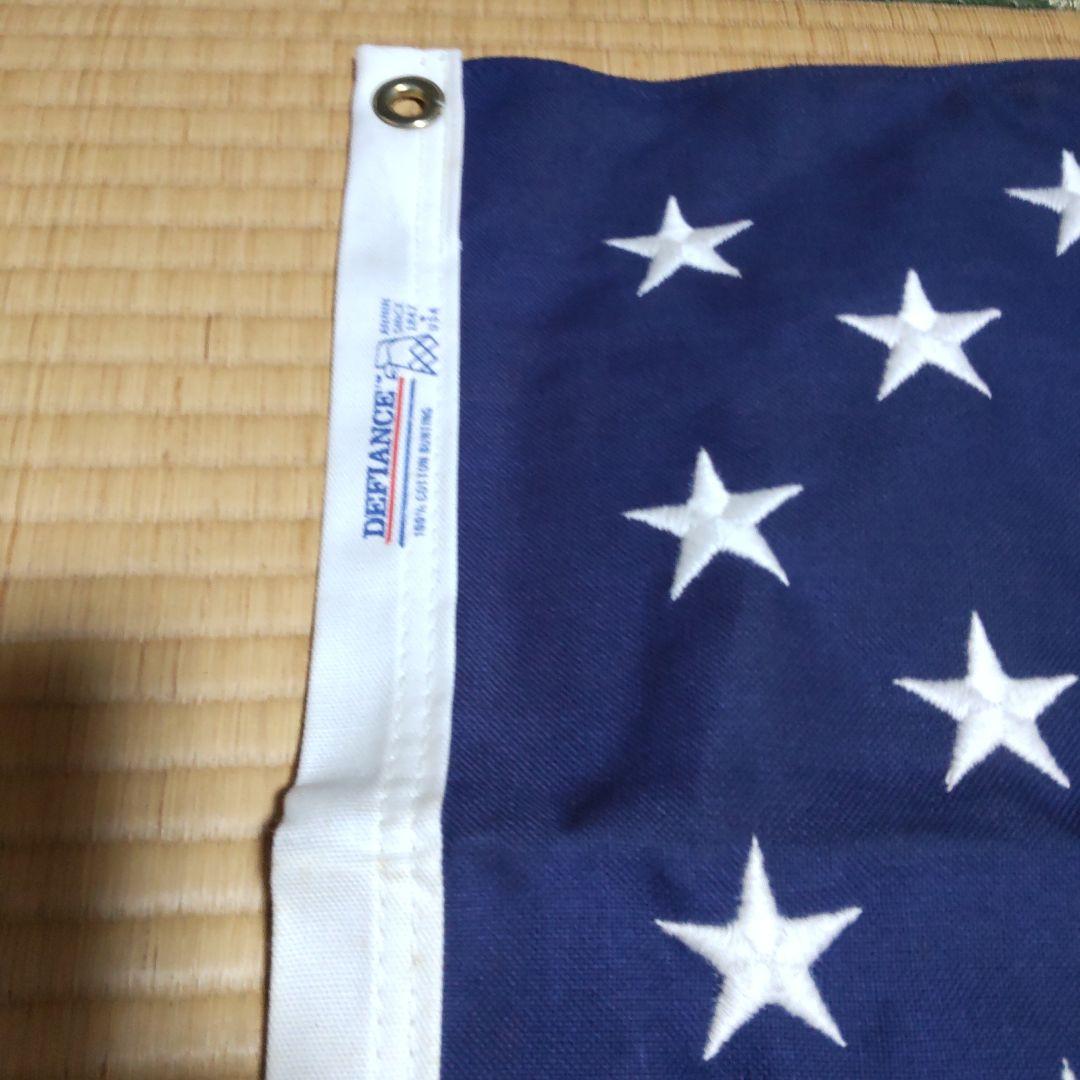 アメリカ国旗 100%厚手コットン製 フラッグ 約152cm x 87cm