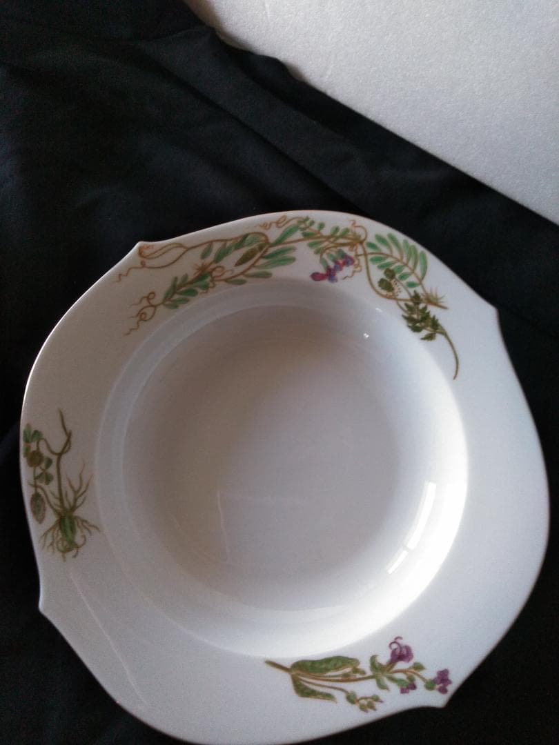 マイセン　フローラ　スーププレート　23.5cm