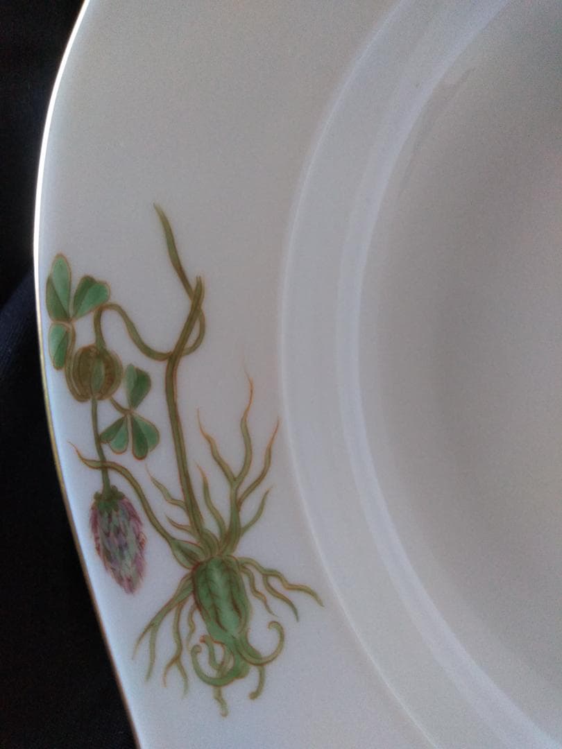 マイセン　フローラ　スーププレート　23.5cm